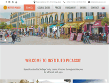 Tablet Screenshot of instituto-picasso.com